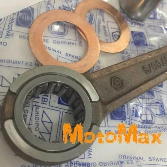NEW STANG SEHER PISTON VESPA PX PXE SUPER RICAMBI LOGO PIAGGIO MOTORCYCLE ORI