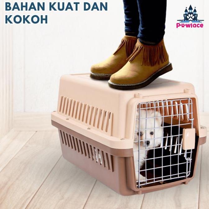 Pawlace Pet Cargo Jumbo Anjing Kucing 3 Ukuran - Kandang Travel Anjing Besar Cargo Kucing Pet Travel