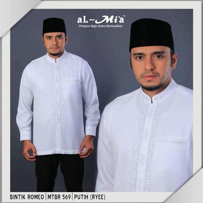 NEW BAJU KOKO AL MIA MT WARNA LENGAN KANCING (MANSET ) - BAJU KOKO ALMIA ORI