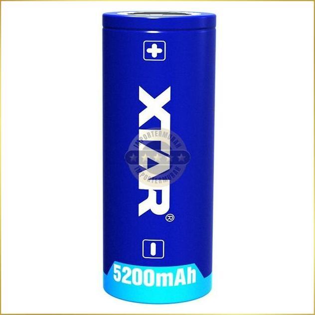 Xtar 26650 Baterai Li-ion 5200mAh 3.6V Flat Top Battery