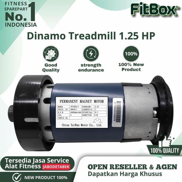 TERBARU - Dinamo Treadmill Motor Dinamo Treadmill DC 1.25hp Sparepart Treadmill