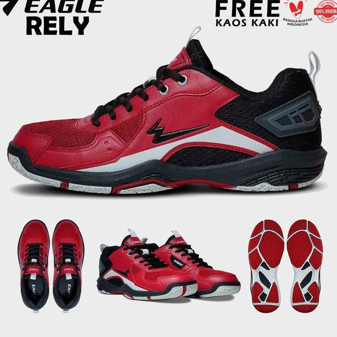 Sepatu Badminton Eagle Rally Original Sepatu Bulu Tangkis Badminton Murah Merk Eagle