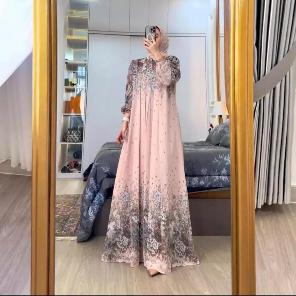 terlaris gamis set hijab | gamis motif hijab | dres wanita hijab | gamis hijab murah