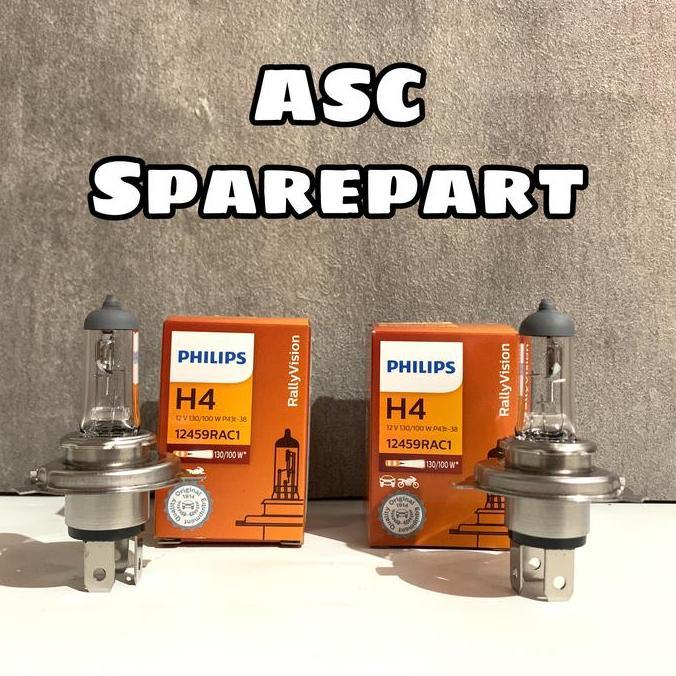 Bohlam Lampu Philips H4 - 12V 130/100W