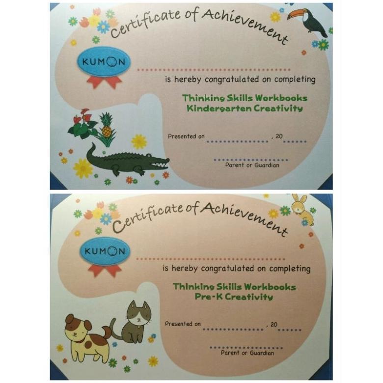 Buku Kumon Thinking Skills Workbooks, Buku Kumon Aktifitas Anak