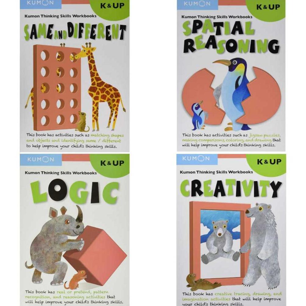 Buku Kumon Thinking Skills Workbooks Kindergarden & Up