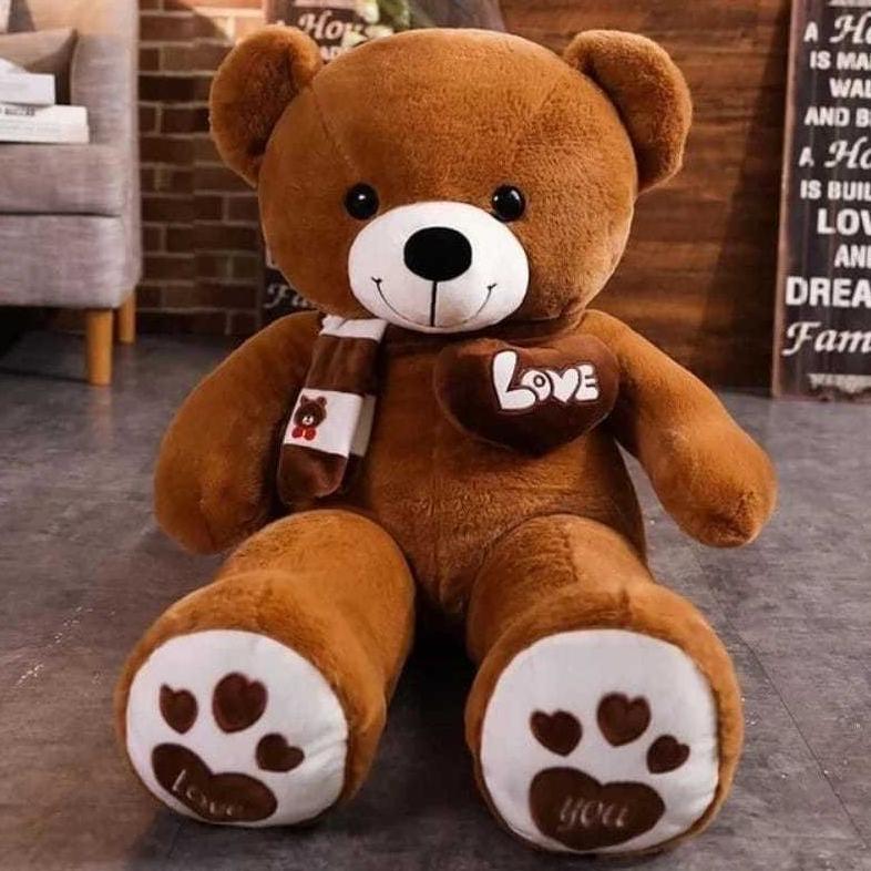 Viral  Boneka Teddy Bear Love Jumbo 1 Meter Boneka Beruang Bear Jumbo Boneka Beruang Comel Boneka 2 