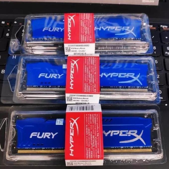 RAM KINGSTON HYPERX FURY - DDR3 8GB 1600MHz 12800 RAM PC DDR3 8GB