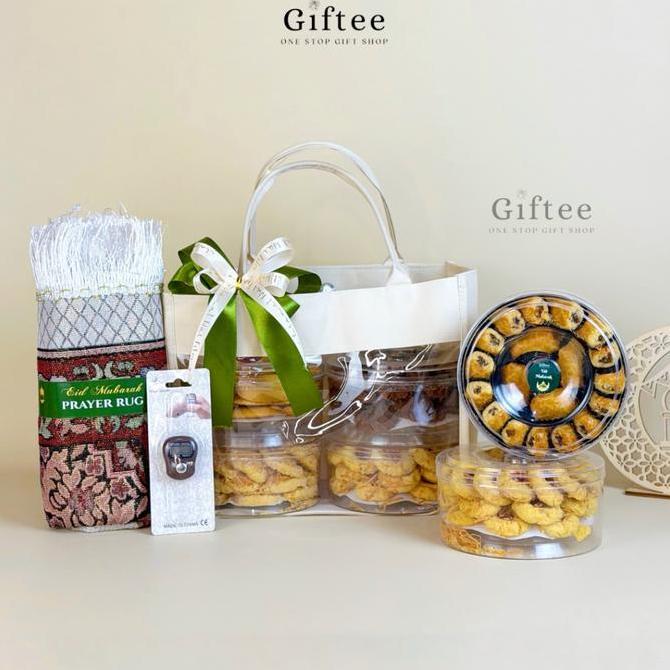 HAMPERS LEBARAN FESTIVE KUE KERING TAS JINJING MIKA PREMIUM COOKIES IDUL FITRI KADO PARCEL SOUVENIR
