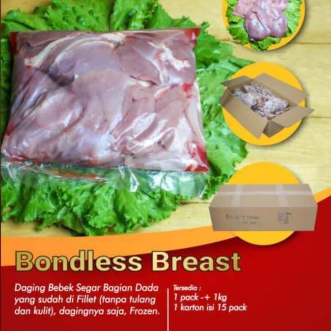 Daging Dada Bebek Fillet Boneless Duck Breast Fillet