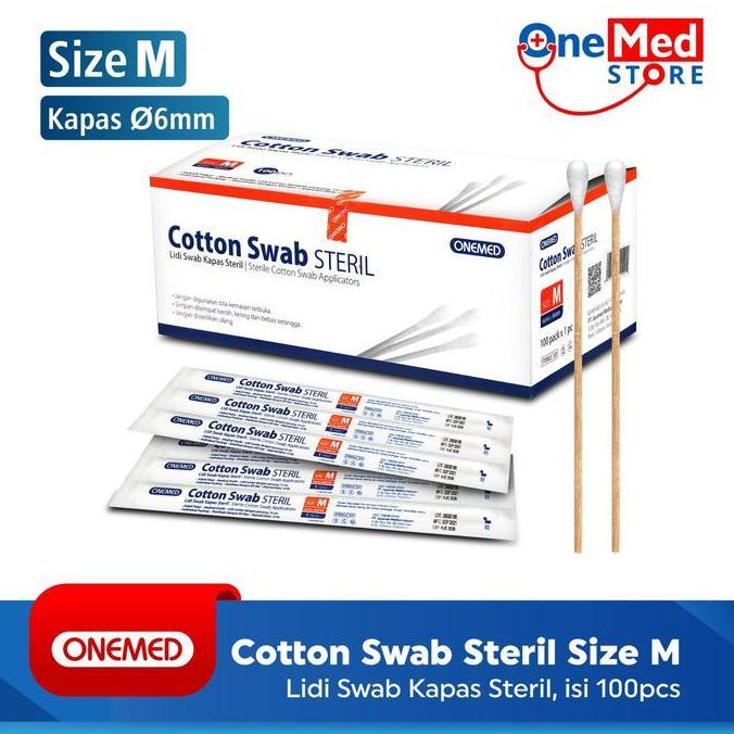 Cotton Swab Steril M isi 100pcs