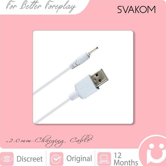 BEBAS ONGKIR - SVAKOM Accessories, 2.0 mm Charging Cable Type 3