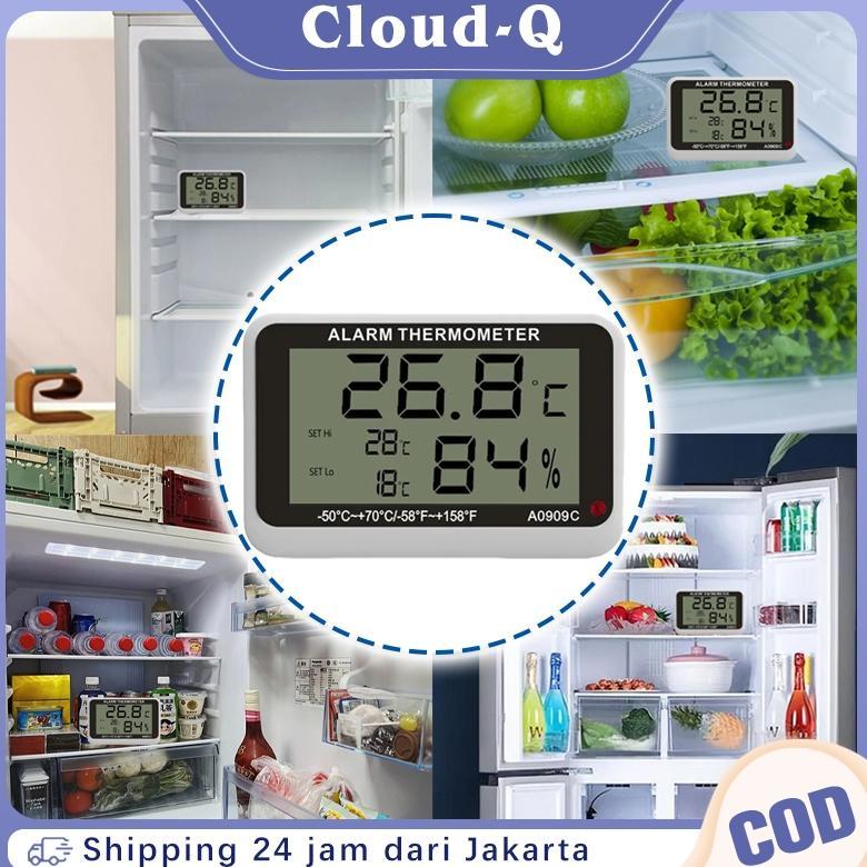 Terlaris Termometer Kulkas Digital Rumah Termometer Ruangan Freezer Digital Kulkas