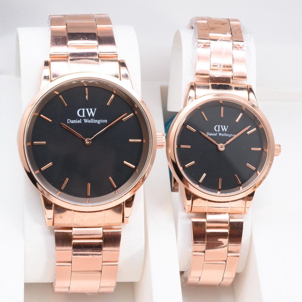 ORIGINAL Jam Tangan Couple WD Strip Rantai 2026