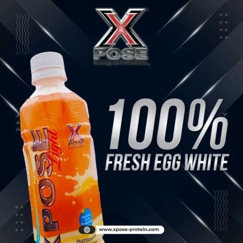 Terlaris X pose Pasteurized egg white /X-Pose protein/Minuman putih telur matang