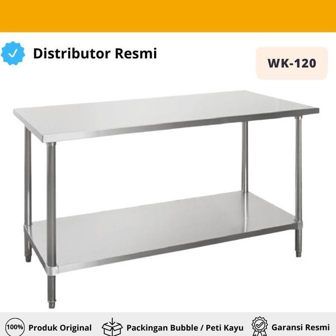 TERLARIS!! MEJA STAINLESS DAPUR / MEJA STAINLESS STEEL DAPUR / MEJA DAPUR STAINLESS / WORKING TABLE 
