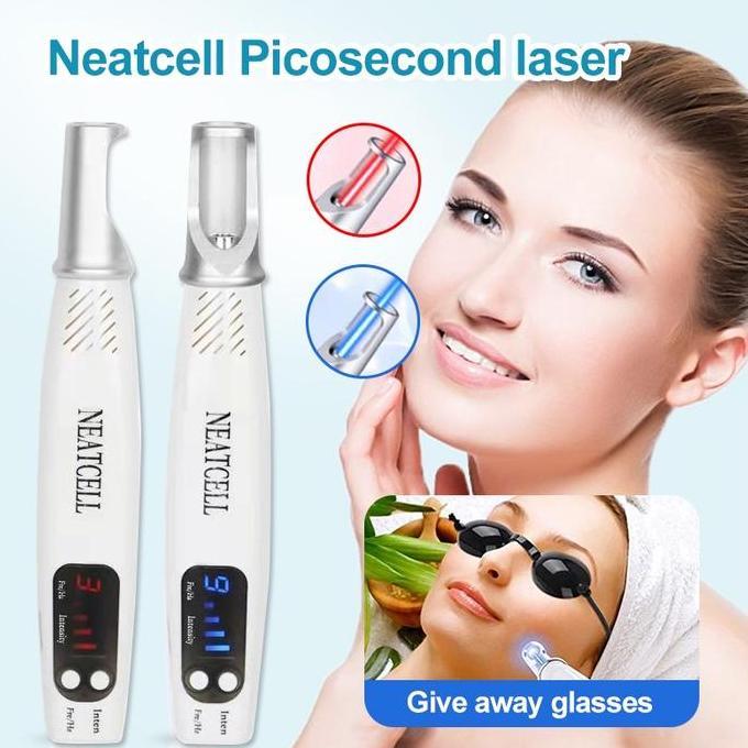 READY Picosecond Laser Biru Pen Penghilang Flek Hitam Laser Wajah/ Penghilang Tato/ Penghilang Kutil