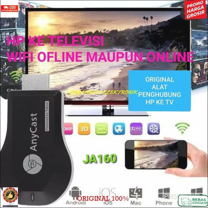 Grosir J160 Ori Anycast Dongle Hdmi Penghubung Penyambung Hp Ke Televisi Tv Monitor Wireless Samsung