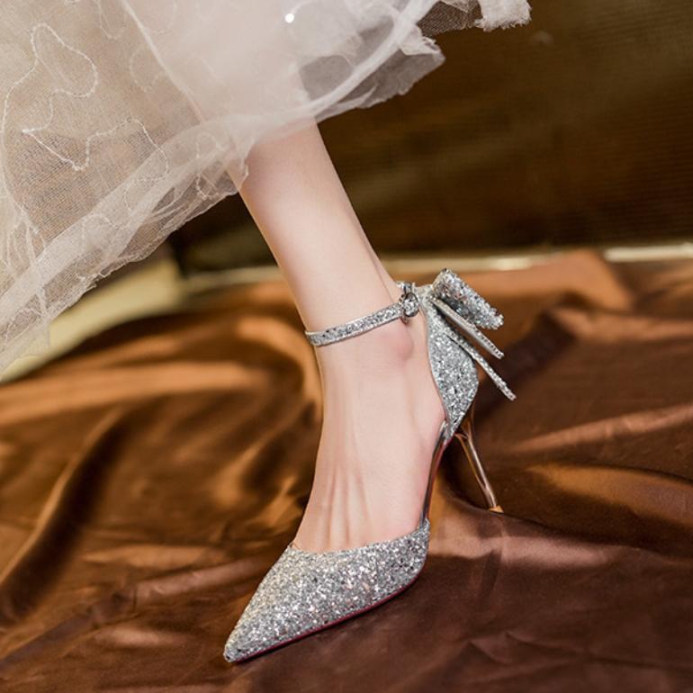 FAVORIT COD High Heels Wanita Cantik Terbaru Sendal Pesta Hak Tinggi Sepatu Sepatu Sandal Wanita Hee