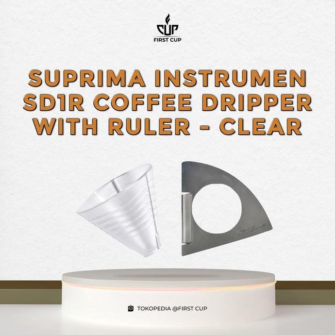 Suprima Instrumen SD1R coffee dripper with ruler - Clear