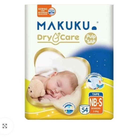 NEW PEMPERS BAYI MAKUKU DRY CARE TAPE NB-S54 ORI