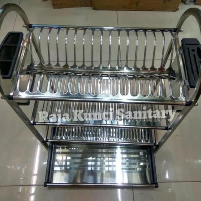 Rak Piring Knockers WDJ 660 Stainless SUS 304/Rak Piring Kombinasi