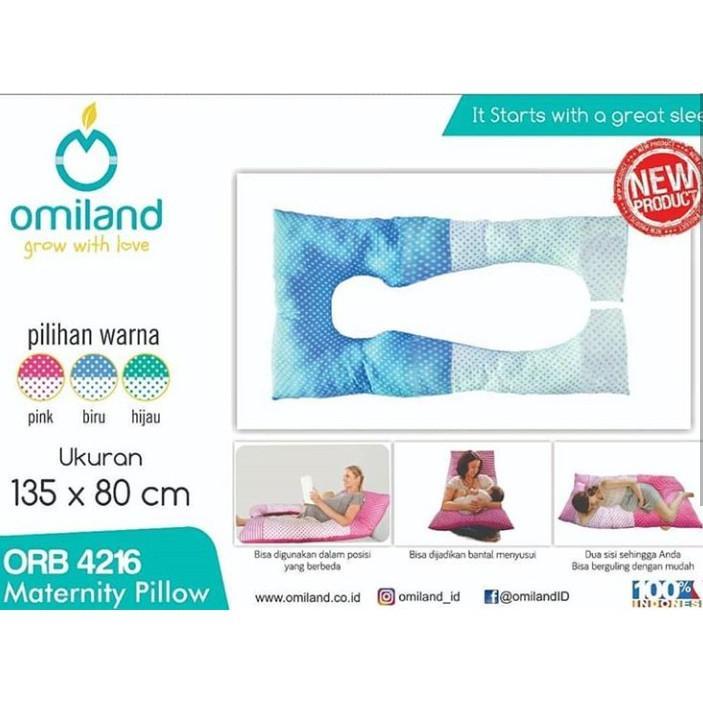 Limited Omiland - Bantal Hamil Katun Silikon Nyaman
