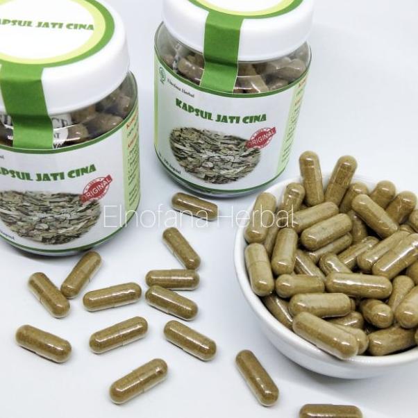 Kapsul Daun Jati Cina (Daun Jati Cina 100% Original) Isi 100