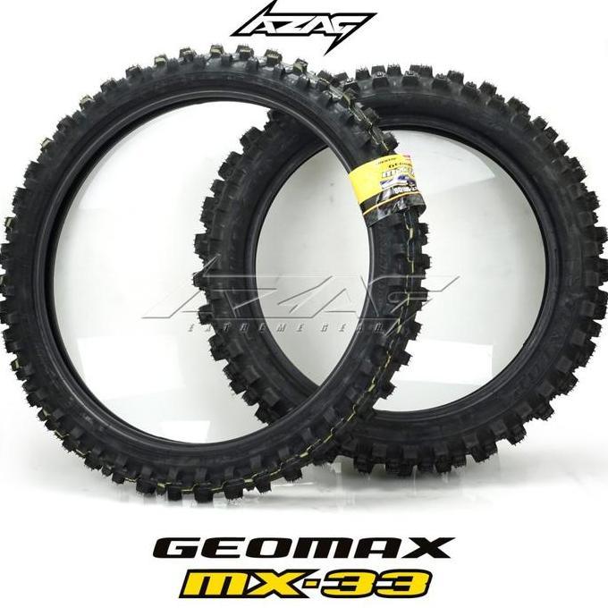 BAN LUAR DUNLOP GEOMAX MX33 21-18 120/100 80/100 ORIGINAL CROSS TRAIL