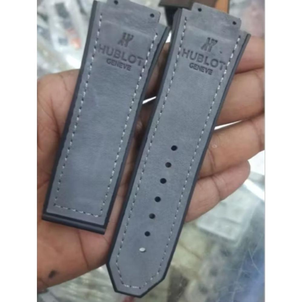 LIMITED STRAP TALI JAM TANGAN HUBLOT SENNA BIG BANGGENEVE LEATHER BLUDRU RUBBER BIGBANG SENA JAM TAN