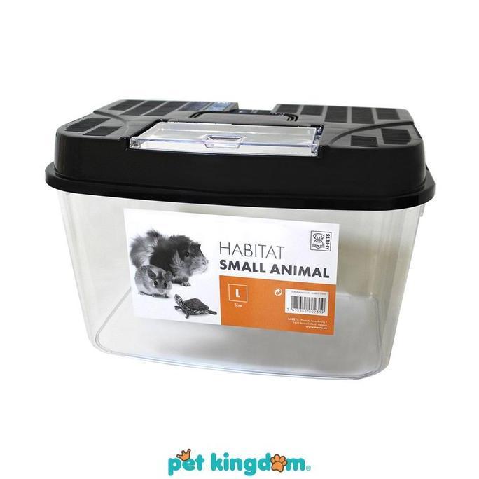 Pet Kingdom M-Pets 28.1X18.1X18 cm Kandang Hewan Small Portable Rumah Hewan Peliharaan Transportasi 