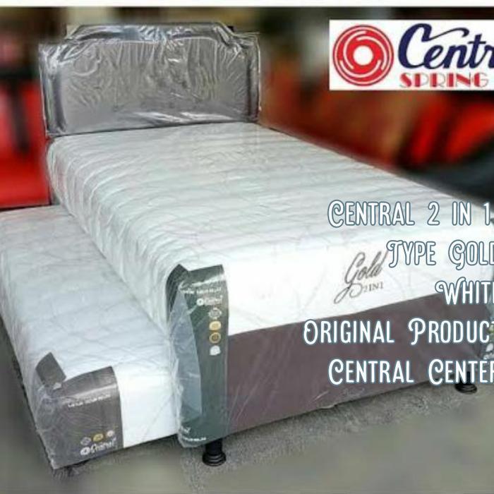 Disc Kasur Spring Bed Central gold 2 in 1 bigmama Tanpa Sandar 120x200