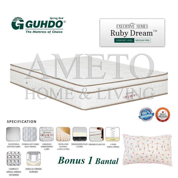 Kasur Ruby Dream Latex 120x200x29 cm - Guhdo Spring Bed