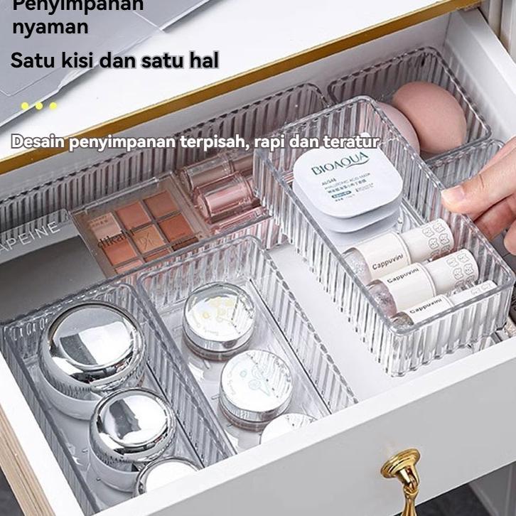 Hemat Kotak Akrilik Laci Akrilik Storage Organizer Acrylic Tempat Penyimpanan Serbaguna | Drawer Bas
