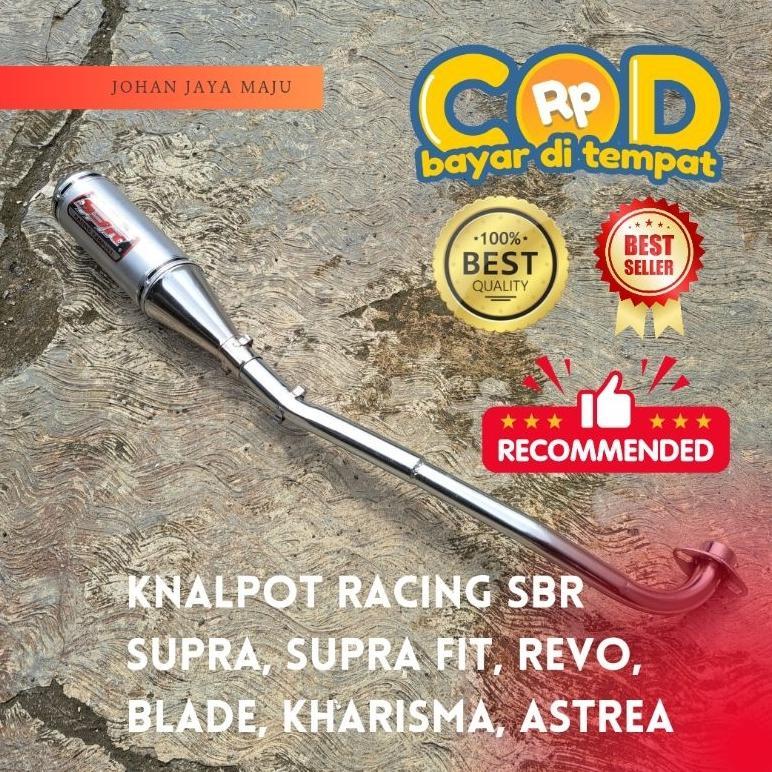 Tahan Lama  Knalpot Racing Sbr Supra Buat Motor Supra, Supra Fit, Revo, Blade, Kharisma, Astrea, Kna
