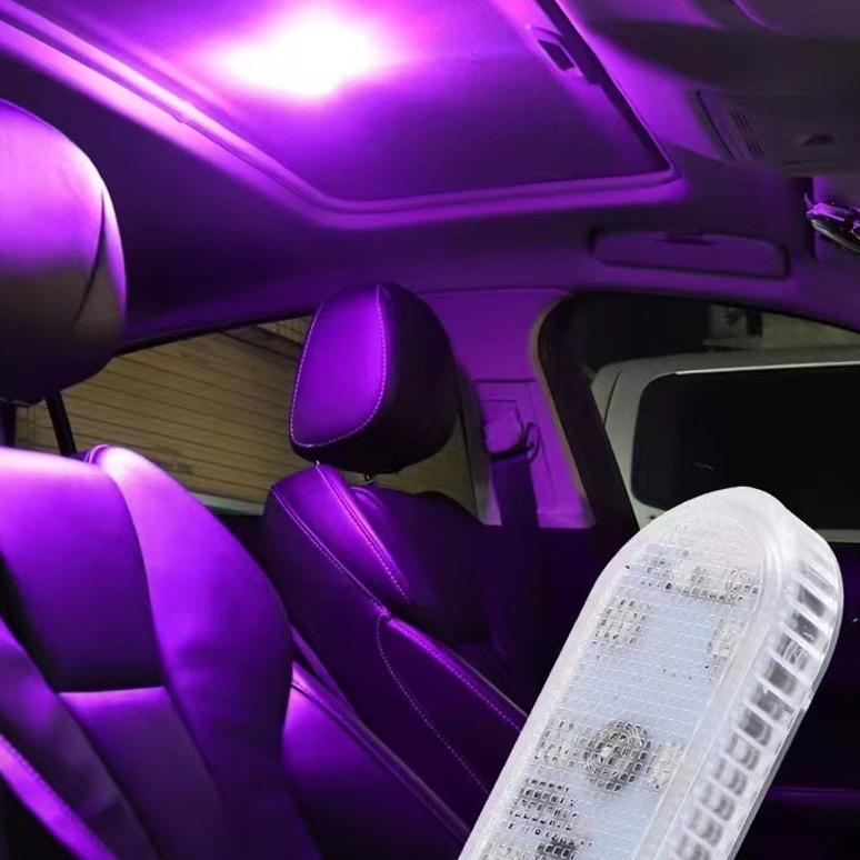 Discount Lampu Sentuh Led Mobil Mini Lampu Sentuh Lampu Ambient Auto Atap Langit-Langit Lampu Baca L