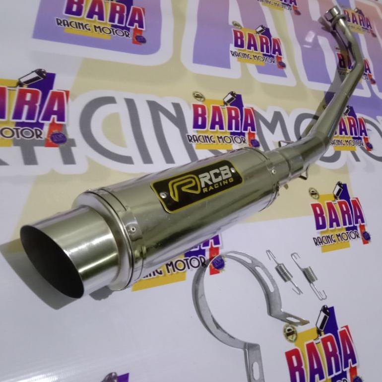 Promo Knalpot Racing Rcb  Jupiter Z,Burhan,Robot,Vega R,Lama,Zr,New,Supra 100,Fit X,Shogun,Smash,Win