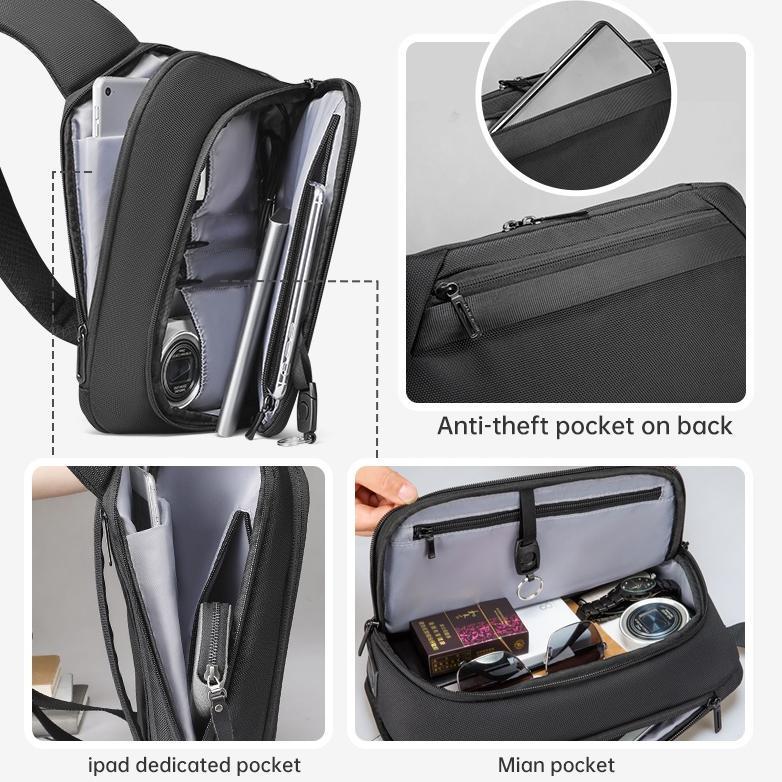 Mark Ryden Tas Selempang Pria Waist Bag Sling Bag MR8893