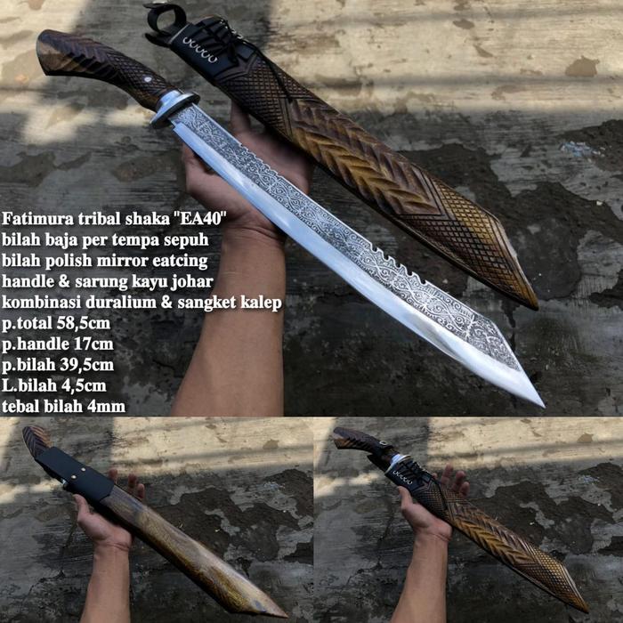 Golok baja per super kuat tajam etching permanen