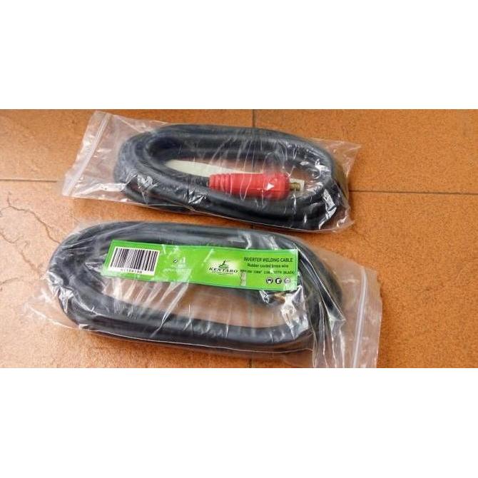 Kabel Las Inverter Listrik 2,5m Kentaro Set Kabel Lengkap Terminal