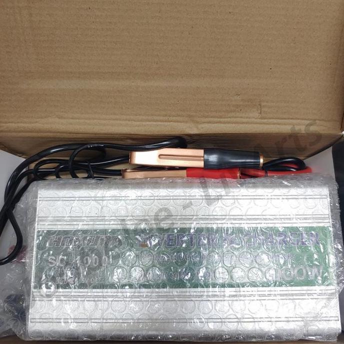 Inverter 1000w 1000 watt plus Charger Aki 10a UPS Otomatis DC 12V to