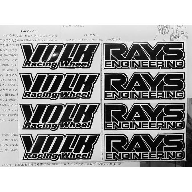 TE37 Volk Rays sticker copy1:1 original