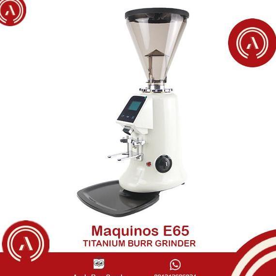 Espresso Grinder Maquinos E65 Titanium Burr Grinder