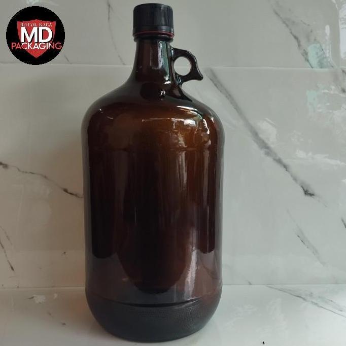 botol kaca 4 liter / botol besar