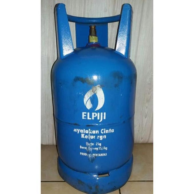 Isi ulang gas 12 kg refill biru / pink