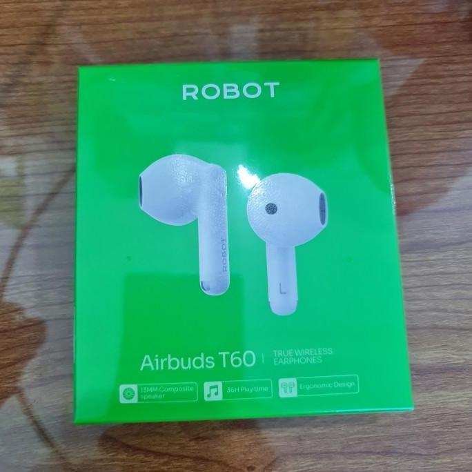 TWS Robot Airbuds T50 Headset earphone handfree bluetooth 5.1 Original