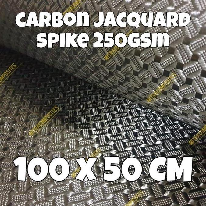 Carbon Kevlar Serat Karbon Jacquard 250gsm