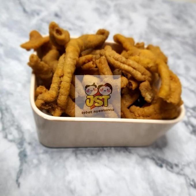 Kripik Usus Ayam Kripsus Crepsus Usus Crispy Snack Kiloan JST