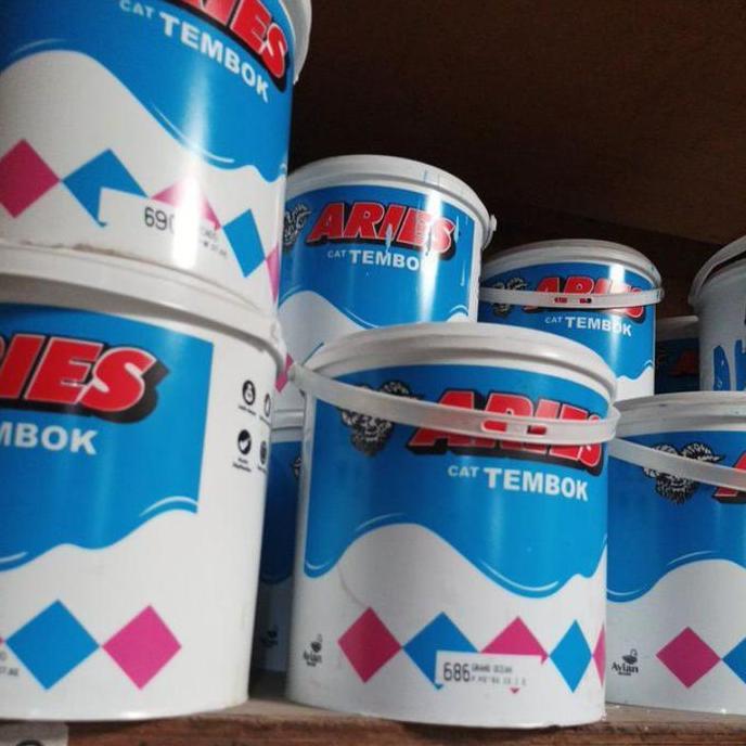 cat tembok atau dinding aries 5kg warna