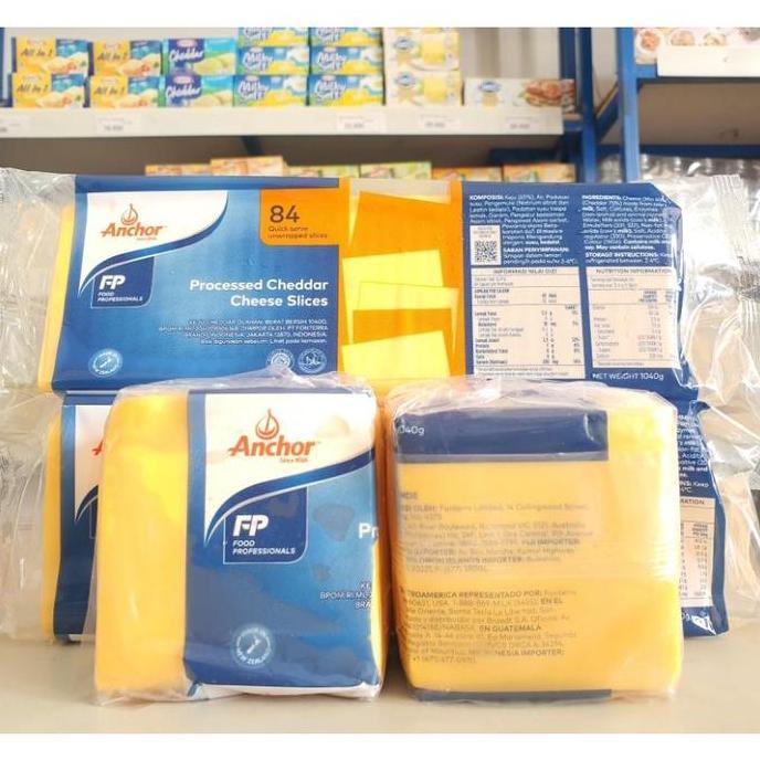 Anchor Quick Slice Cheese (28Slice) / Keju Slice Orange Leleh / Keju Lumer / Keju Orange Lembaran / 